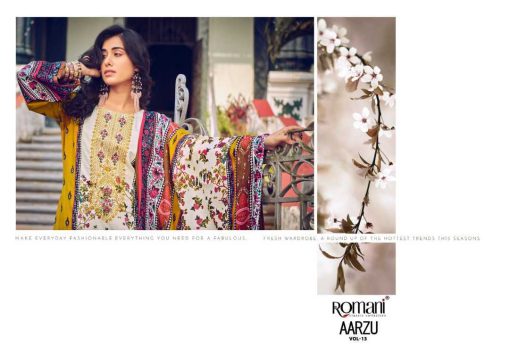 Romani Aarzu Vol 13 Cotton Salwar Suit Catalog 8 Pcs 2 510x362 - Romani Aarzu Vol 13 Cotton Salwar Suit Catalog 8 Pcs