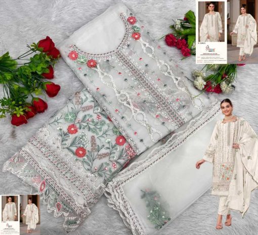 Shree Fabs K 5206 E H Organza Salwar Suit Catalog 4 Pcs 8 510x465 - Shree Fabs K 5206 E-H Organza Salwar Suit Catalog 4 Pcs