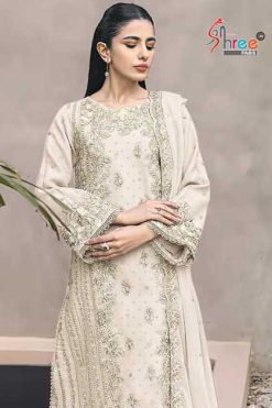 Shree Fabs K 5306 Organza Salwar Suit Catalog 4 Pcs