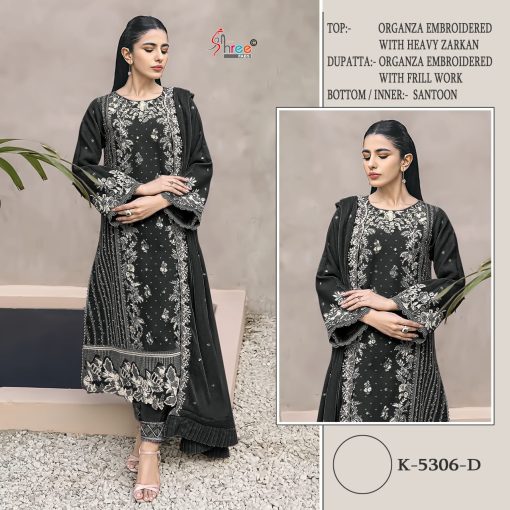 Shree Fabs K 5306 Organza Salwar Suit Catalog 4 Pcs 3 510x510 - Shree Fabs K 5306 Organza Salwar Suit Catalog 4 Pcs