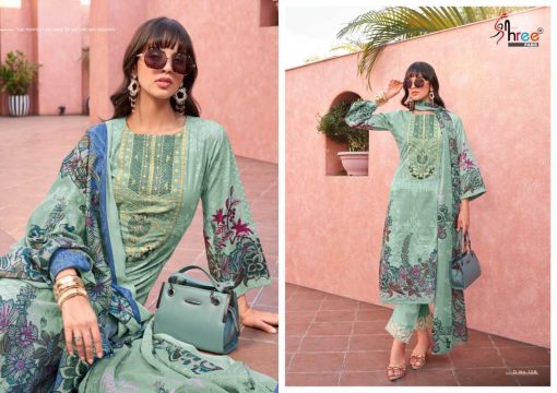 Shree Fabs Mashaal Emb Lawn Collection Vol 1 Chiffon Cotton Salwar Suit Catalog 8 Pcs 11 510x360 - Shree Fabs Mashaal Emb Lawn Collection Vol 1 Chiffon Cotton Salwar Suit Catalog 8 Pcs