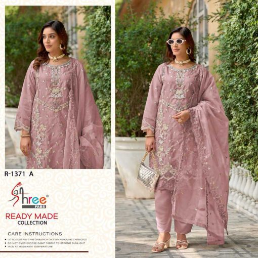 Shree Fabs R 1371 A D Organza Readymade Salwar Suit Catalog 4 Pcs 1 510x510 - Shree Fabs R 1371 A-D Organza Readymade Salwar Suit Catalog 4 Pcs