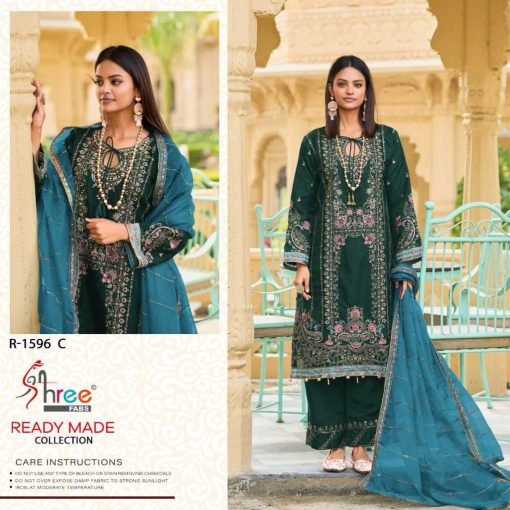 Shree Fabs R 1596 A D Chiffon Readymade Salwar Suit Catalog 4 Pcs 2 510x510 - Shree Fabs R 1596 A-D Chiffon Readymade Salwar Suit Catalog 4 Pcs