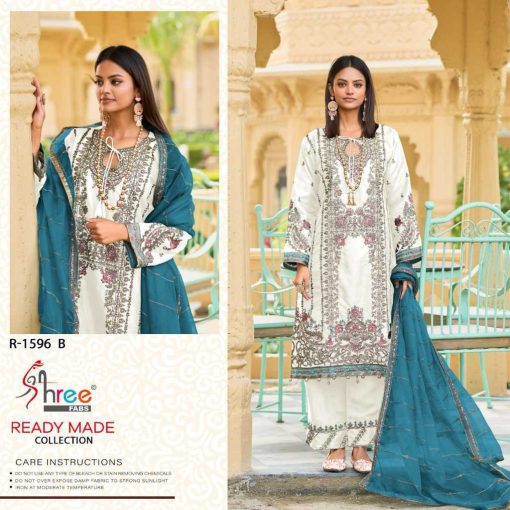 Shree Fabs R 1596 A D Chiffon Readymade Salwar Suit Catalog 4 Pcs 4 510x510 - Shree Fabs R 1596 A-D Chiffon Readymade Salwar Suit Catalog 4 Pcs