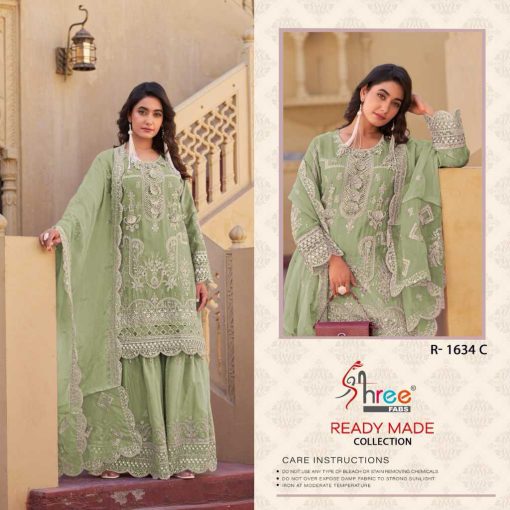 Shree Fabs R 1634 A D Chiffon Readymade Salwar Suit Catalog 4 Pcs 1 510x510 - Shree Fabs R 1634 A-D Chiffon Readymade Salwar Suit Catalog 4 Pcs