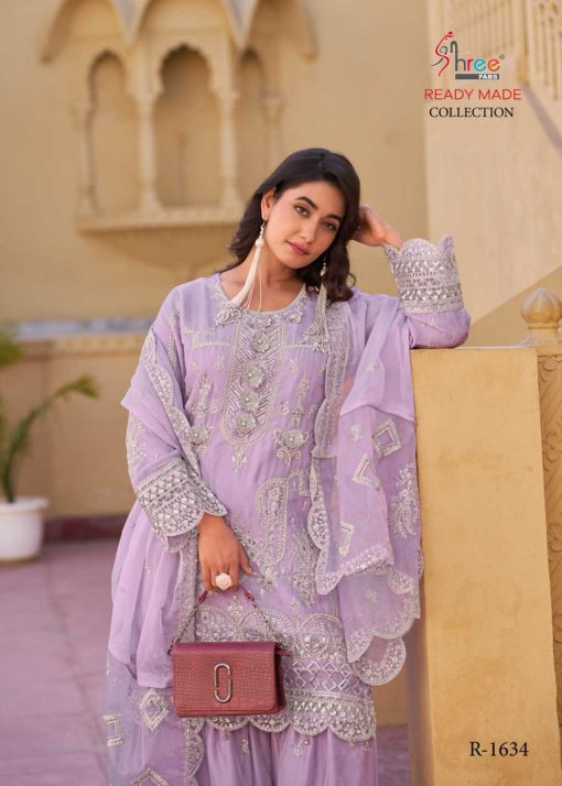 Shree Fabs R 1634 A D Chiffon Readymade Salwar Suit Catalog 4 Pcs 5 510x714 - Shree Fabs R 1634 A-D Chiffon Readymade Salwar Suit Catalog 4 Pcs