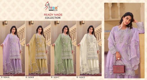 Shree Fabs R 1634 A D Chiffon Readymade Salwar Suit Catalog 4 Pcs 9 510x278 - Shree Fabs R 1634 A-D Chiffon Readymade Salwar Suit Catalog 4 Pcs