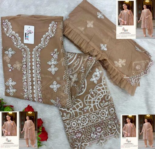 Shree Fabs S 5226 A D Organza Salwar Suit Catalog 4 Pcs 11 510x489 - Shree Fabs S 5226 A-D Organza Salwar Suit Catalog 4 Pcs