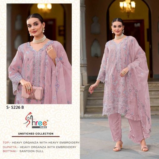 Shree Fabs S 5226 A D Organza Salwar Suit Catalog 4 Pcs 4 510x510 - Shree Fabs S 5226 A-D Organza Salwar Suit Catalog 4 Pcs