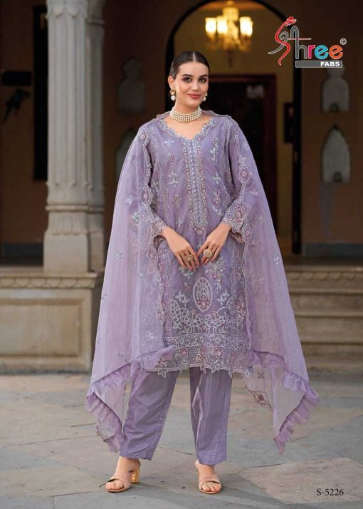 Shree Fabs S 5226 A D Organza Salwar Suit Catalog 4 Pcs 6 510x714 - Shree Fabs S 5226 A-D Organza Salwar Suit Catalog 4 Pcs