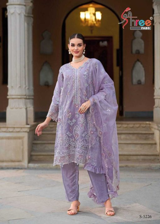Shree Fabs S 5226 A D Organza Salwar Suit Catalog 4 Pcs 7 510x714 - Shree Fabs S 5226 A-D Organza Salwar Suit Catalog 4 Pcs