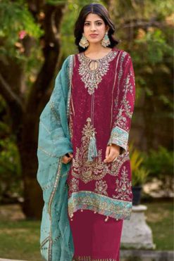 Shree Fabs S 5476 A-D Organza Salwar Suit Catalog 4 Pcs