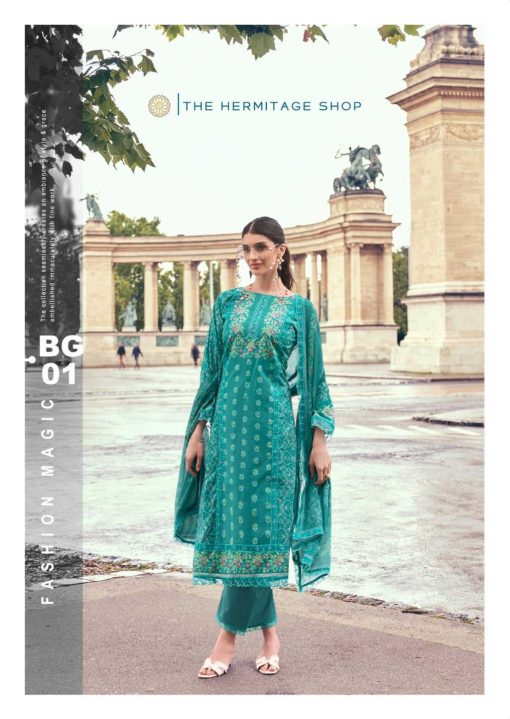 The Heritage Shop Bagh Cotton Salwar Suit Catalog 6 Pcs 8 510x719 - The Heritage Shop Bagh Cotton Salwar Suit Catalog 6 Pcs