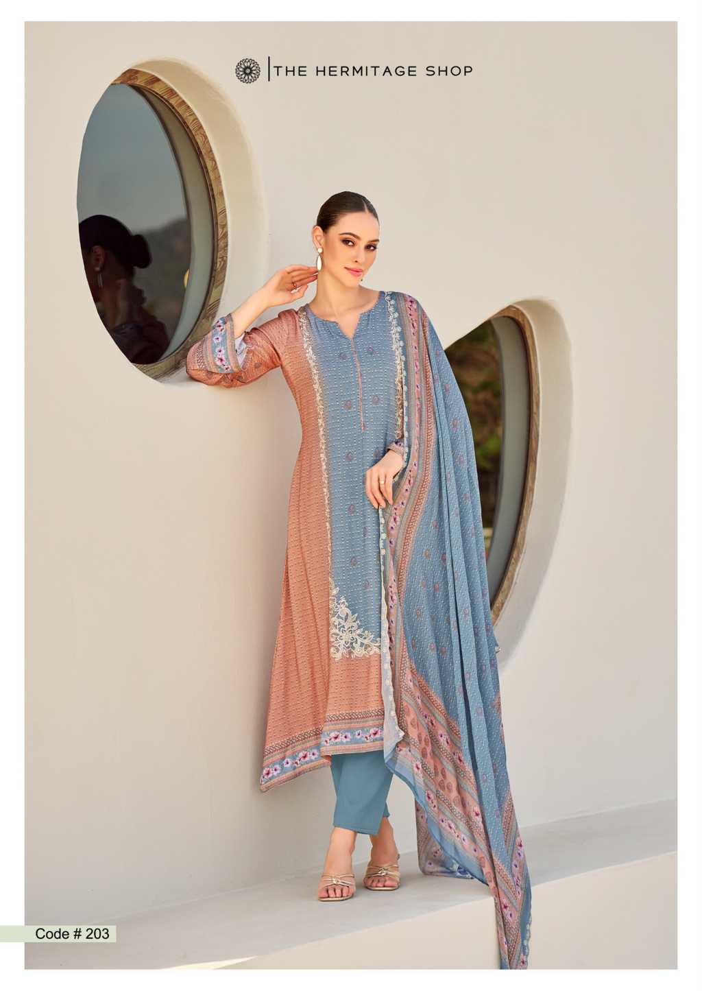 The Heritage Shop Bandhej Cotton Salwar Suit Catalog 6 Pcs (3) The Heritage Shop Bandhej Cotton Salwar Suit Catalog 6 Pcs - Image 4