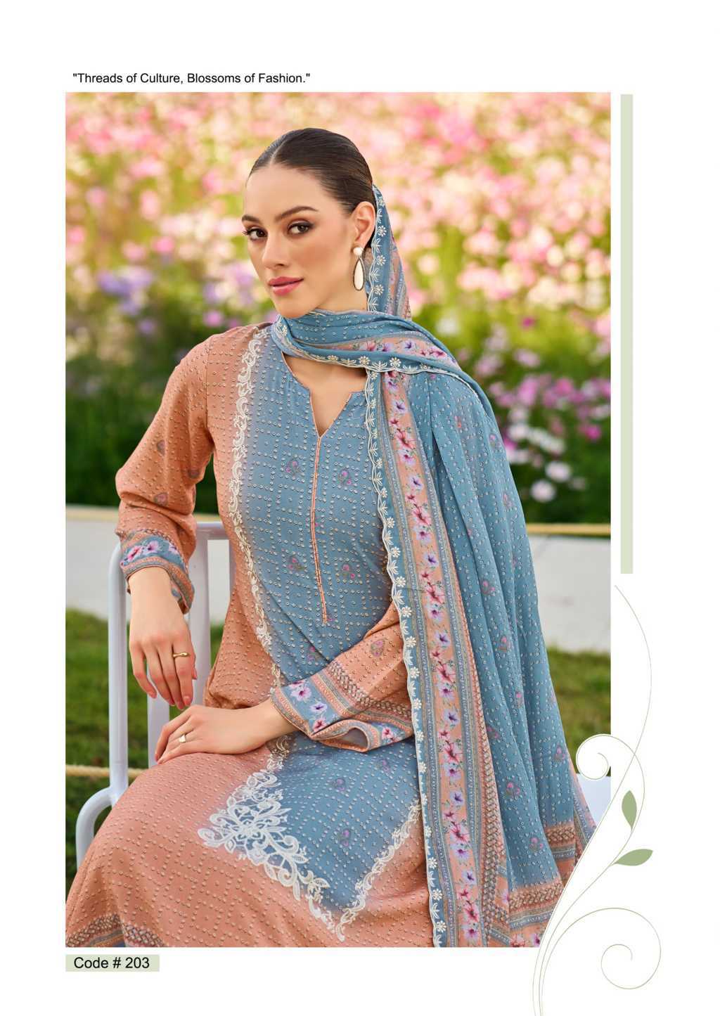 The Heritage Shop Bandhej Cotton Salwar Suit Catalog 6 Pcs (6) The Heritage Shop Bandhej Cotton Salwar Suit Catalog 6 Pcs - Image 7