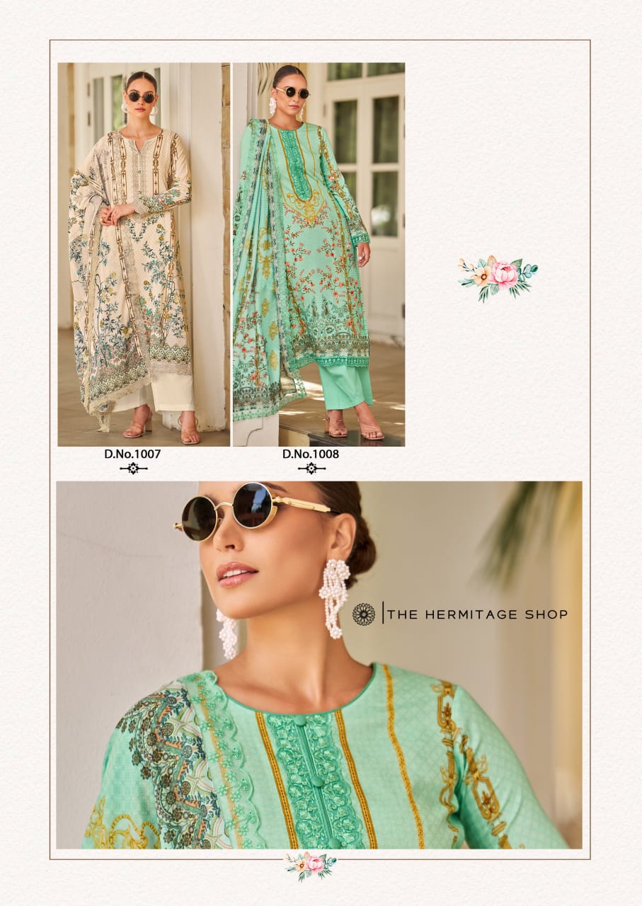 The Heritage Shop Binsaeed Cotton Salwar Suit Catalog 8 Pcs - Image 11