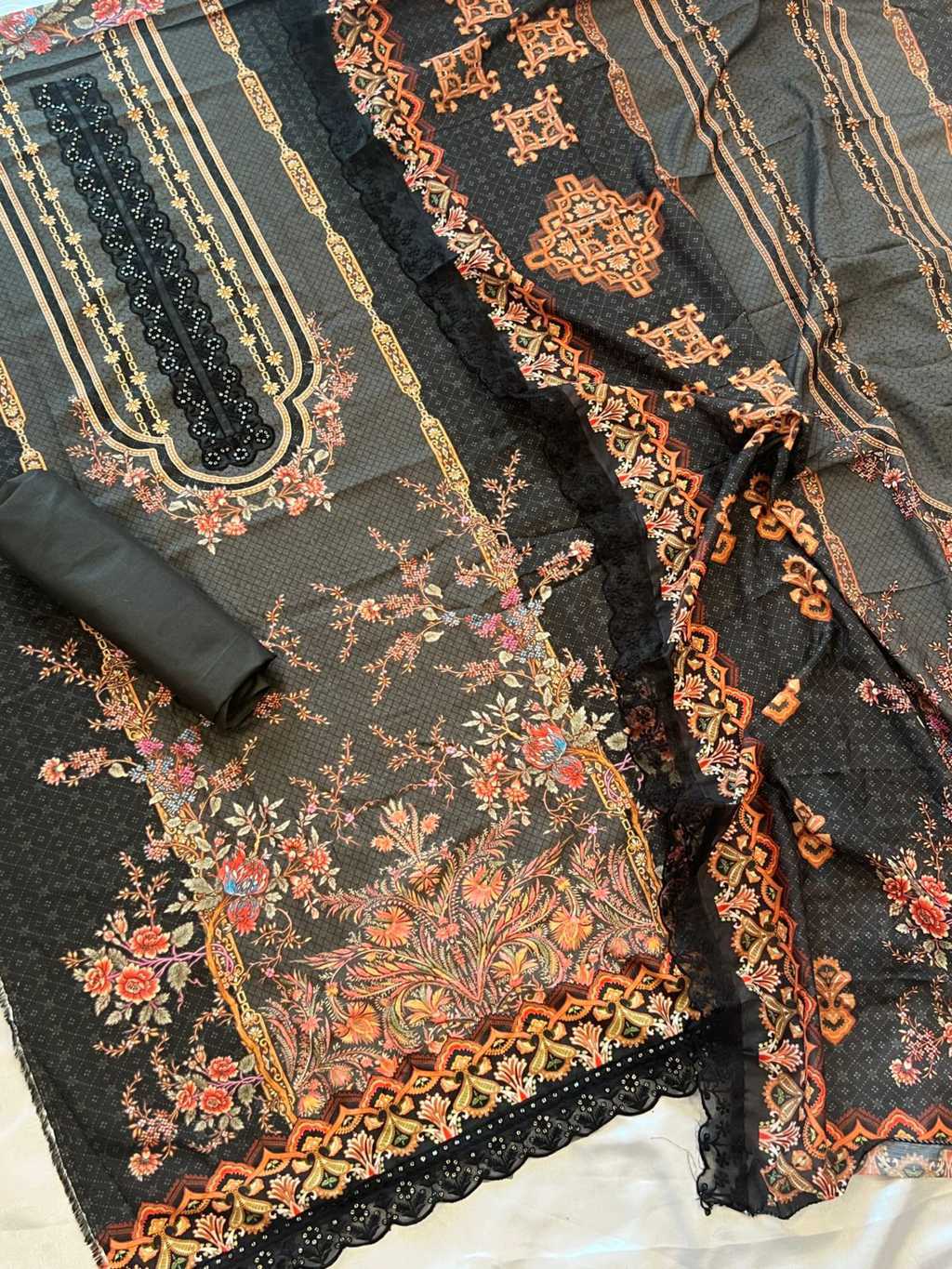 The Heritage Shop Binsaeed Cotton Salwar Suit Catalog 8 Pcs - Image 5