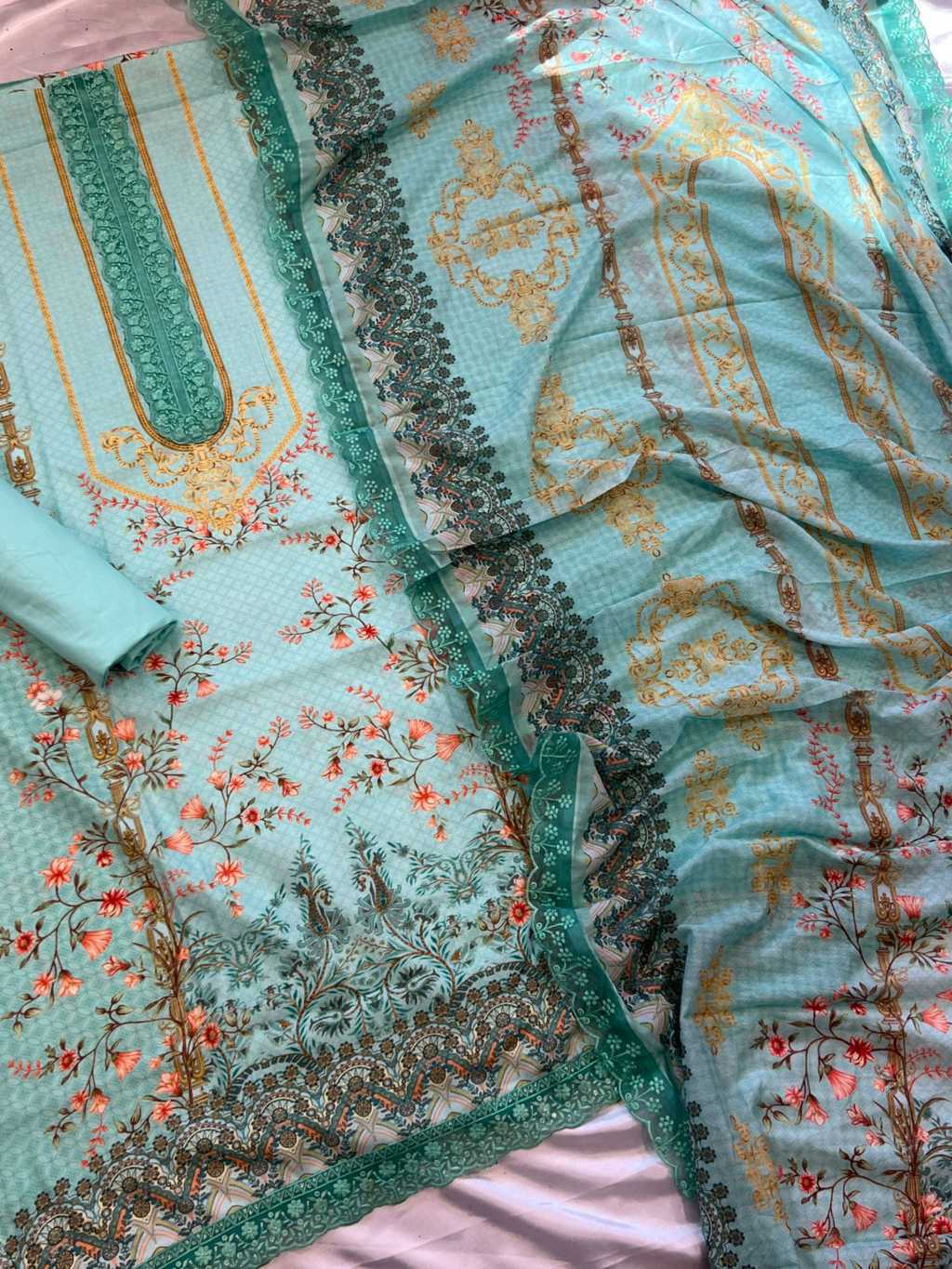 The Heritage Shop Binsaeed Cotton Salwar Suit Catalog 8 Pcs - Image 7