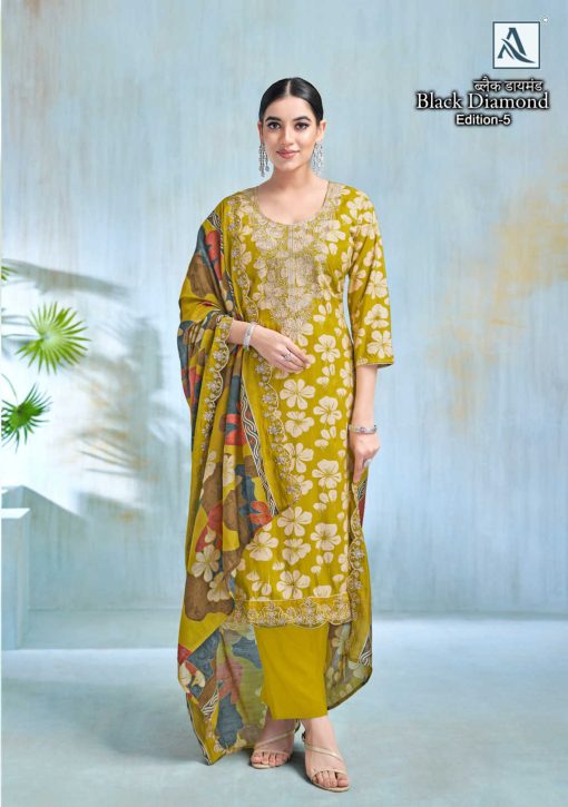 Alok Black Diamond Vol 5 Rayon Salwar Suit Catalog 6 Pcs 17 510x725 - Alok Black Diamond Vol 5 Rayon Salwar Suit Catalog 6 Pcs
