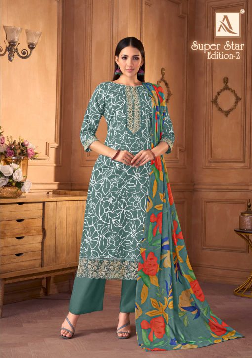 Alok Super Star Vol 2 Cotton Salwar Suit Catalog 6 Pcs 11 510x725 - Alok Super Star Vol 2 Cotton Salwar Suit Catalog 6 Pcs