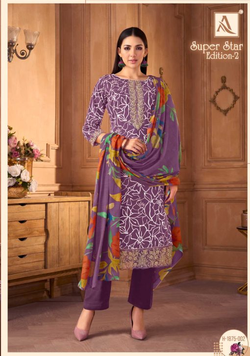 Alok Super Star Vol 2 Cotton Salwar Suit Catalog 6 Pcs 6 510x725 - Alok Super Star Vol 2 Cotton Salwar Suit Catalog 6 Pcs