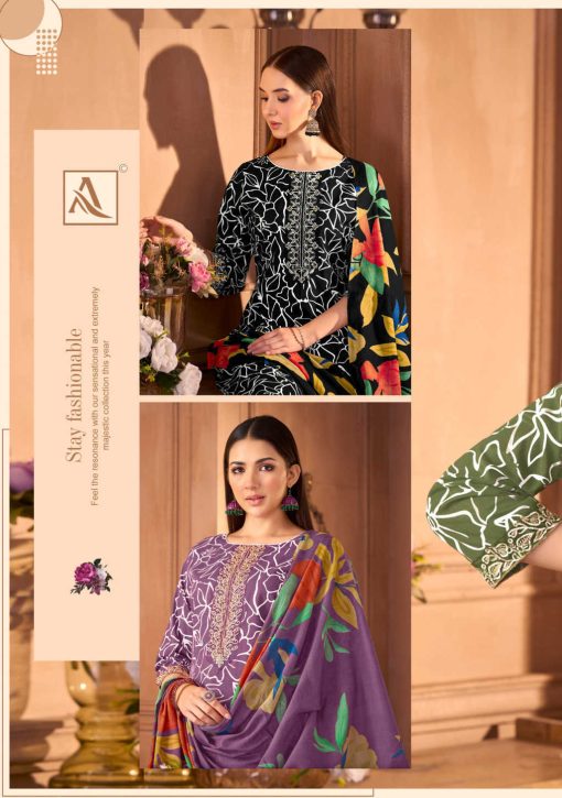 Alok Super Star Vol 2 Cotton Salwar Suit Catalog 6 Pcs 8 510x725 - Alok Super Star Vol 2 Cotton Salwar Suit Catalog 6 Pcs