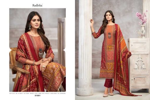 Azara Beauty Silk Muslin Salwar Suit Catalog 4 Pcs 2 510x340 - Azara Beauty Silk Muslin Salwar Suit Catalog 4 Pcs