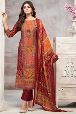 Azara Beauty Silk Muslin Salwar Suit Catalog 4 Pcs