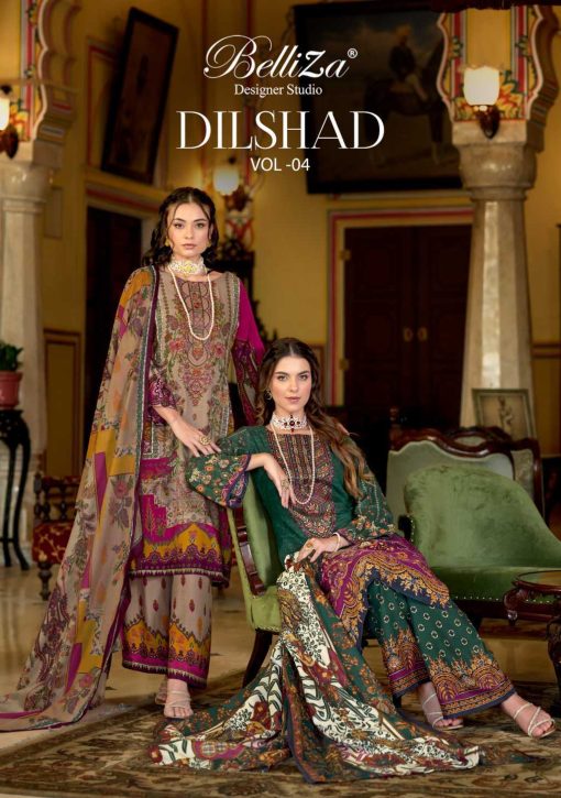 Belliza Dilshad Vol 4 Viscose Salwar Suit Catalog 8 Pcs 1 510x725 - Belliza Dilshad Vol 4 Viscose Salwar Suit Catalog 8 Pcs