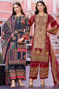 Belliza Marhaba Crepe Salwar Suit Catalog 8 Pcs