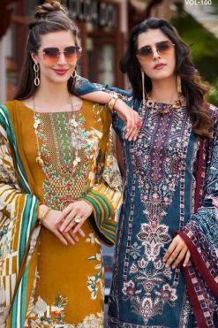 Belliza Naira Vol 100 Cotton Salwar Suit Catalog 8 Pcs