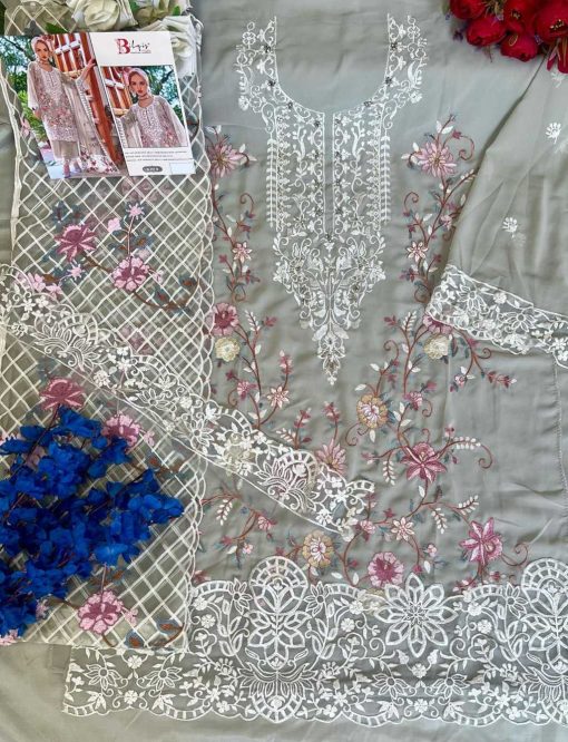 Bilqis B 151 A D Georgette Salwar Suit Catalog 4 Pcs 4 510x666 - Bilqis B 151 A-D Georgette Salwar Suit Catalog 4 Pcs