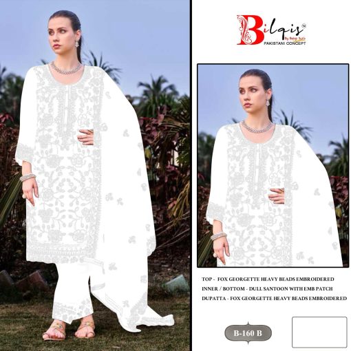 Bilqis B 160 A B Georgette Salwar Suit Catalog 2 Pcs 1 510x510 - Bilqis B 160 A-B Georgette Salwar Suit Catalog 2 Pcs