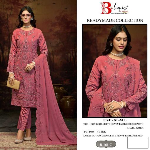 Bilqis B 161 A D Georgette Readymade Salwar Suit Catalog 4 Pcs 3 510x510 - Bilqis B 161 A-D Georgette Readymade Salwar Suit Catalog 4 Pcs