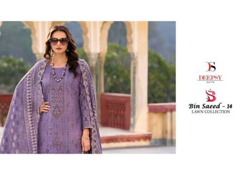 Deepsy Bin Saeed Lawn Collection Vol 14 Salwar Suit Catalog 6 Pcs 3 510x360 - Deepsy Bin Saeed Lawn Collection Vol 14 Salwar Suit Catalog 6 Pcs