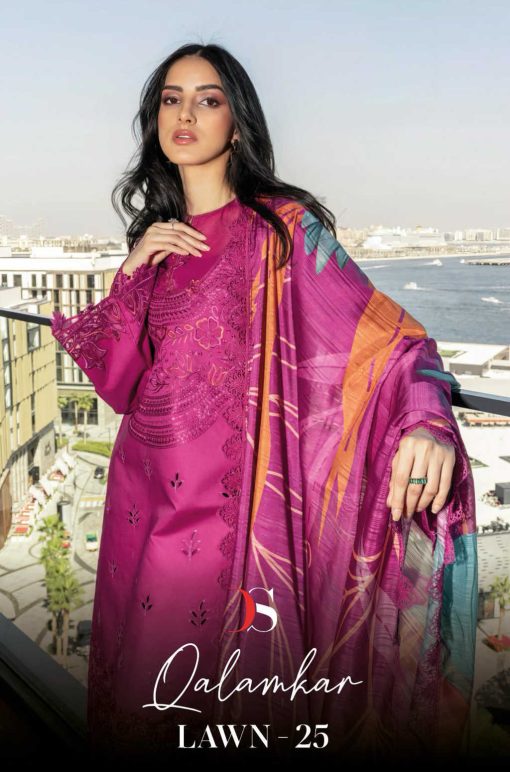 Deepsy Qalamkar Lawn Vol 25 Salwar Suit Catalog 6 Pcs 2 510x772 - Deepsy Qalamkar Lawn Vol 25 Salwar Suit Catalog 6 Pcs