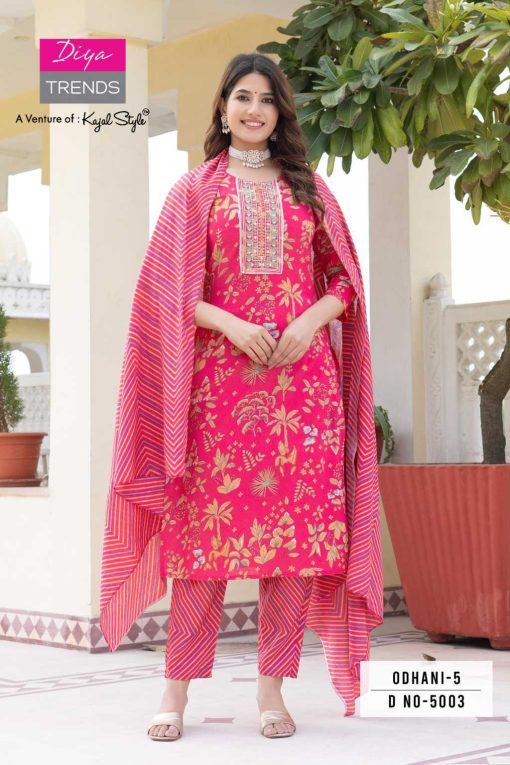 Diya Trends Odhani Vol 5 A by Kajal Style Kurti with Dupatta Bottom Cotton Catalog 8 Pcs 3 510x765 - Diya Trends Odhani Vol 5 A by Kajal Style Kurti with Dupatta Bottom Cotton Catalog 8 Pcs