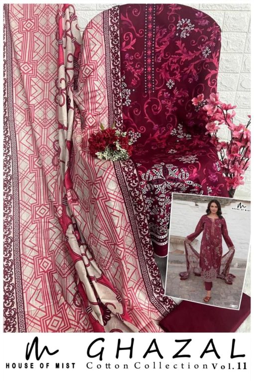 Ghazal Cotton Collection Vol 11 Salwar Suit Catalog 6 Pcs 11 510x766 - Ghazal Cotton Collection Vol 11 Salwar Suit Catalog 6 Pcs