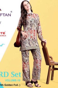 Jisha Silk CO ORD Set Vol 10 Wholesale Catalog 6 Pcs