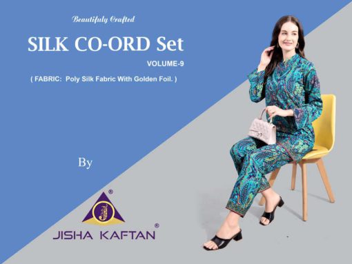 Jisha Silk CO ORD Set Vol 9 Wholesale Catalog 6 Pcs 1 1 510x383 - Jisha Silk CO ORD Set Vol 9 Wholesale Catalog 6 Pcs