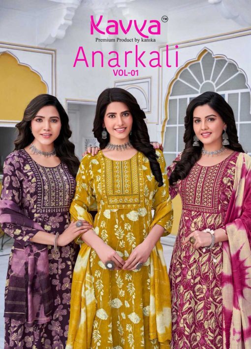 Kavya Anarkali Vol 1 Rayon Readymade Suit Catalog 10 Pcs 1 510x707 - Kavya Anarkali Vol 1 Rayon Readymade Suit Catalog 10 Pcs