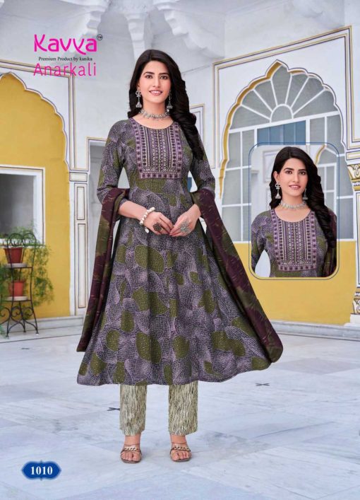 Kavya Anarkali Vol 1 Rayon Readymade Suit Catalog 10 Pcs 11 510x707 - Kavya Anarkali Vol 1 Rayon Readymade Suit Catalog 10 Pcs