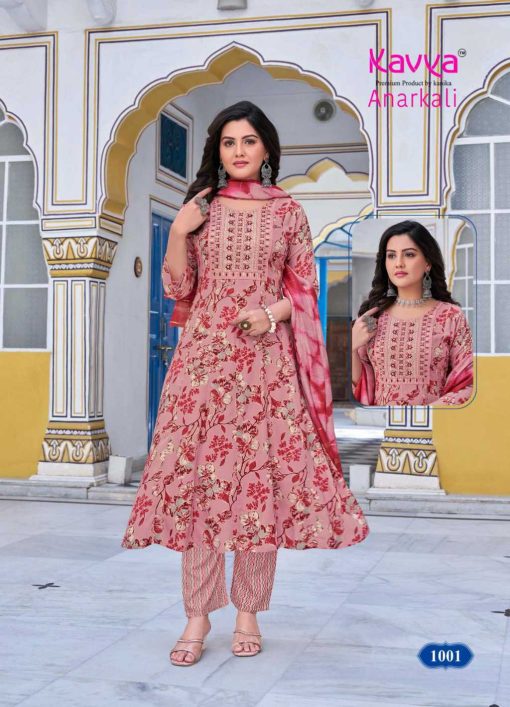Kavya Anarkali Vol 1 Rayon Readymade Suit Catalog 10 Pcs 2 510x707 - Kavya Anarkali Vol 1 Rayon Readymade Suit Catalog 10 Pcs