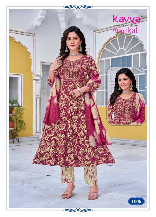 Kavya Anarkali Vol 1 Rayon Readymade Suit Catalog 10 Pcs 7 510x707 - Kavya Anarkali Vol 1 Rayon Readymade Suit Catalog 10 Pcs