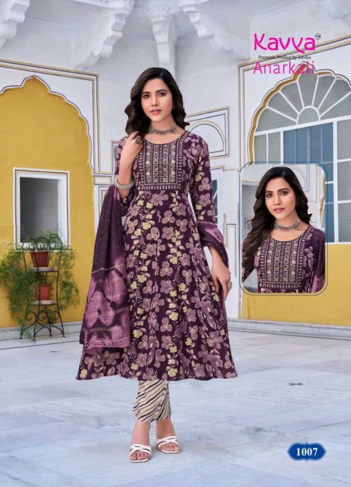 Kavya Anarkali Vol 1 Rayon Readymade Suit Catalog 10 Pcs 8 510x707 - Kavya Anarkali Vol 1 Rayon Readymade Suit Catalog 10 Pcs