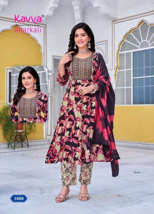 Kavya Anarkali Vol 1 Rayon Readymade Suit Catalog 10 Pcs 9 510x707 - Kavya Anarkali Vol 1 Rayon Readymade Suit Catalog 10 Pcs
