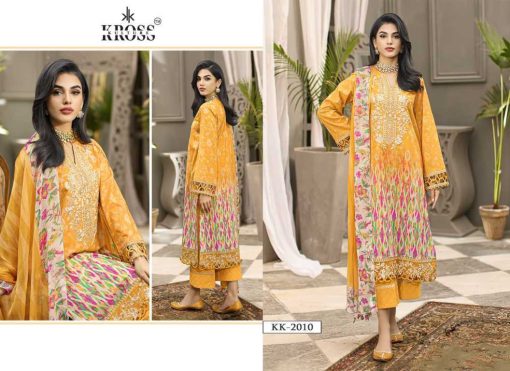 Kross DN 2009 10 Chiffon Cotton Salwar Suit Catalog 2 Pcs 2 510x371 - Kross DN 2009-10 Chiffon Cotton Salwar Suit Catalog 2 Pcs