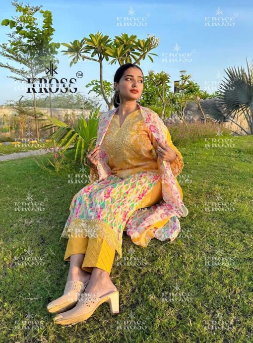 Kross DN 2009 10 Chiffon Cotton Salwar Suit Catalog 2 Pcs 7 510x692 - Kross DN 2009-10 Chiffon Cotton Salwar Suit Catalog 2 Pcs