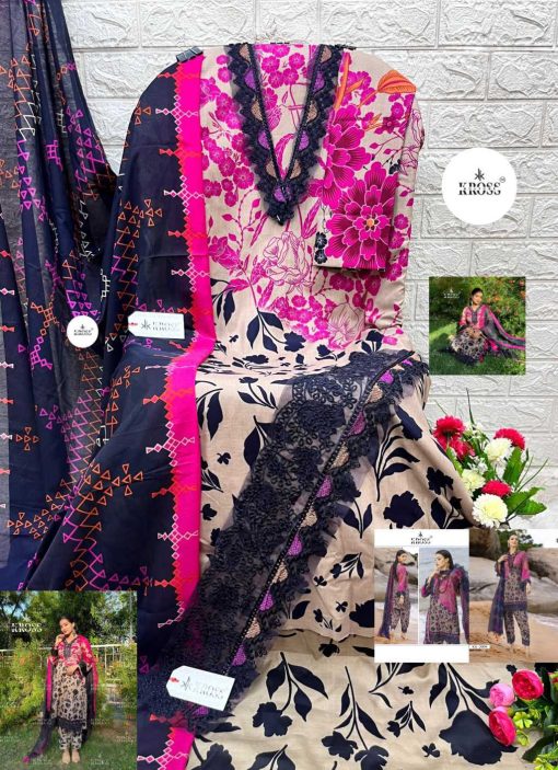 Kross DN 2009 10 Chiffon Cotton Salwar Suit Catalog 2 Pcs 9 510x703 - Kross DN 2009-10 Chiffon Cotton Salwar Suit Catalog 2 Pcs