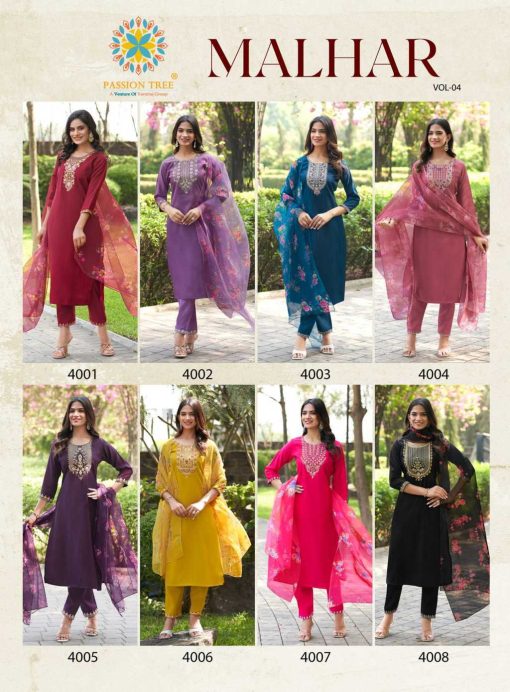 Passion Tree Malhar Vol 4 Kurti with Dupatta Bottom Silk Catalog 8 Pcs 11 510x692 - Passion Tree Malhar Vol 4 Kurti with Dupatta Bottom Silk Catalog 8 Pcs